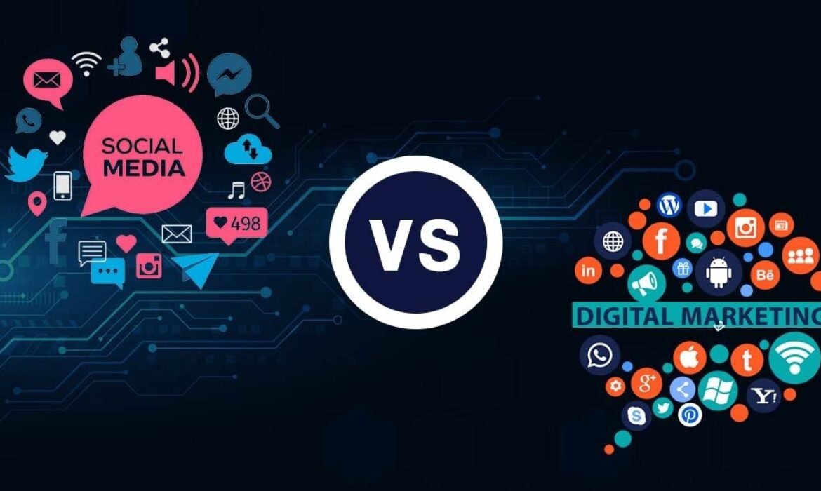 Digital Marketing vs Social Media Marketing