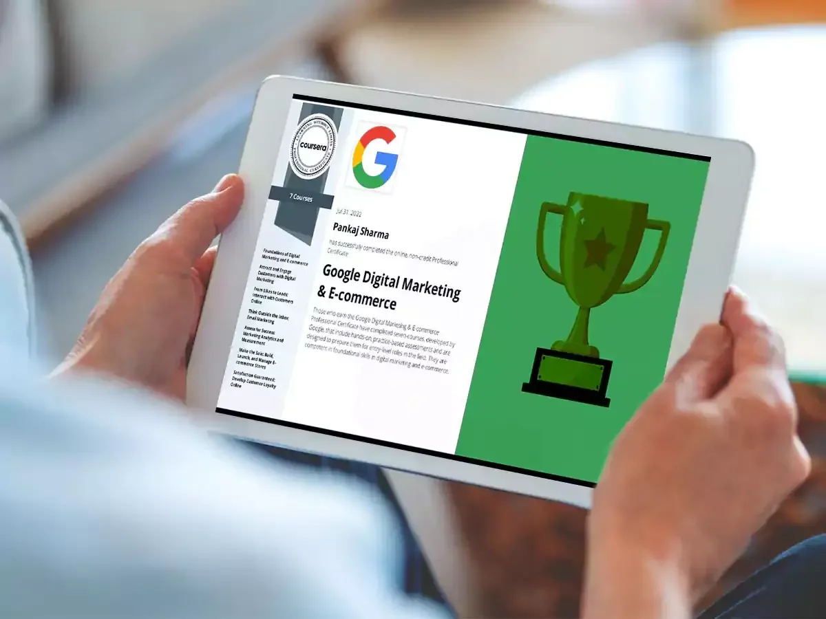 Google Digital Marketing And E-Commerce Professional Certificate